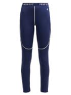 Matchesfashion.com Perfect Moment - Logo Jacquard Performance Leggings - Womens - Navy