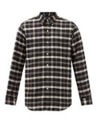 Polo Ralph Lauren - Logo-embroidered Checked Cotton-blend Shirt - Mens - Black White