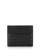 Matchesfashion.com Bottega Veneta - Intrecciato Leather Cardholder - Mens - Black