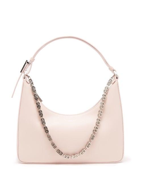 Givenchy - Moon Small Leather Shoulder Bag - Womens - Light Pink