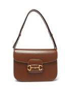 Matchesfashion.com Gucci - 1955 Horsebit Grained-leather Shoulder Bag - Womens - Tan