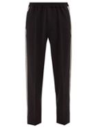 Sasquatchfabrix. - Striped Jersey Track Pants - Mens - Black Multi