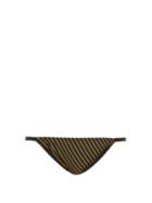 Matchesfashion.com Solid & Striped - Morgan Striped Bikini Briefs - Womens - Green Stripe