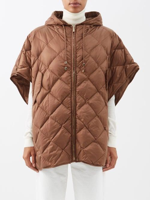 Max Mara - Treman Cape Coat - Womens - Brown