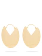 Matchesfashion.com Isabel Marant - 90&deg; Disc Earrings - Womens - Gold