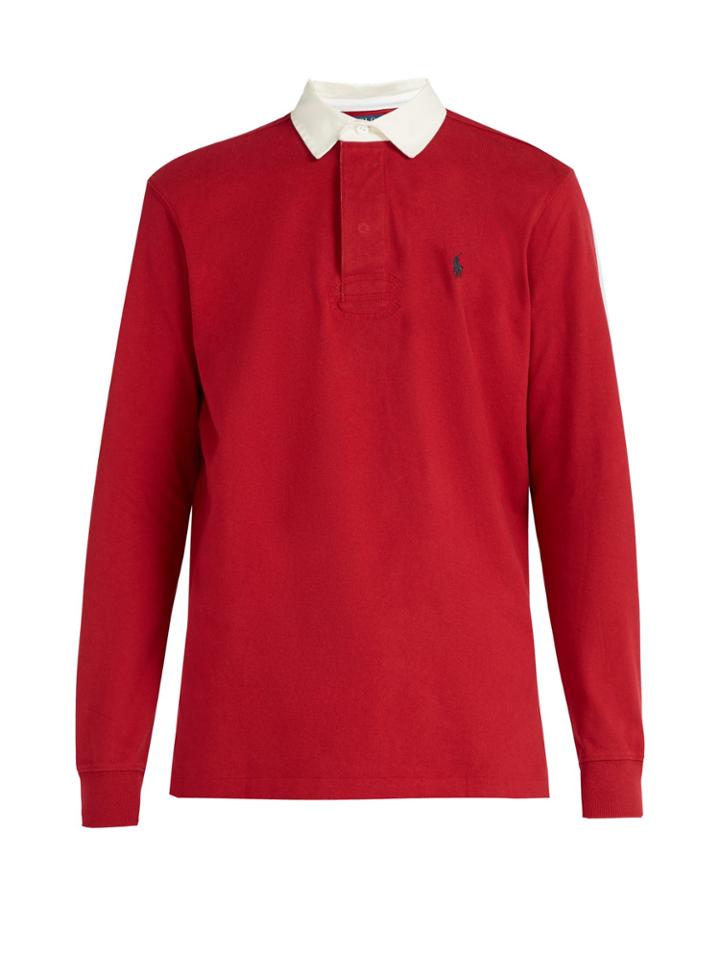 Polo Ralph Lauren Long-sleeve Cotton-piqu Rugby Shirt