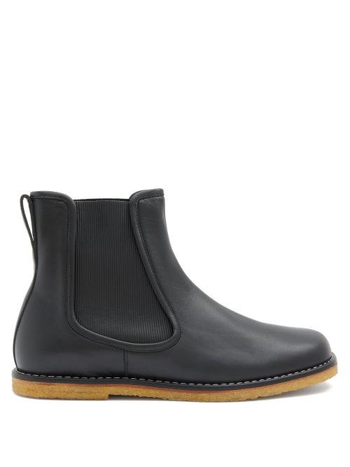 Matchesfashion.com Loewe - Leather Chelsea Boots - Mens - Black