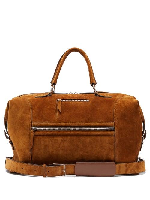 Matchesfashion.com Mtier London - Vegabond Suede Holdall - Mens - Tan