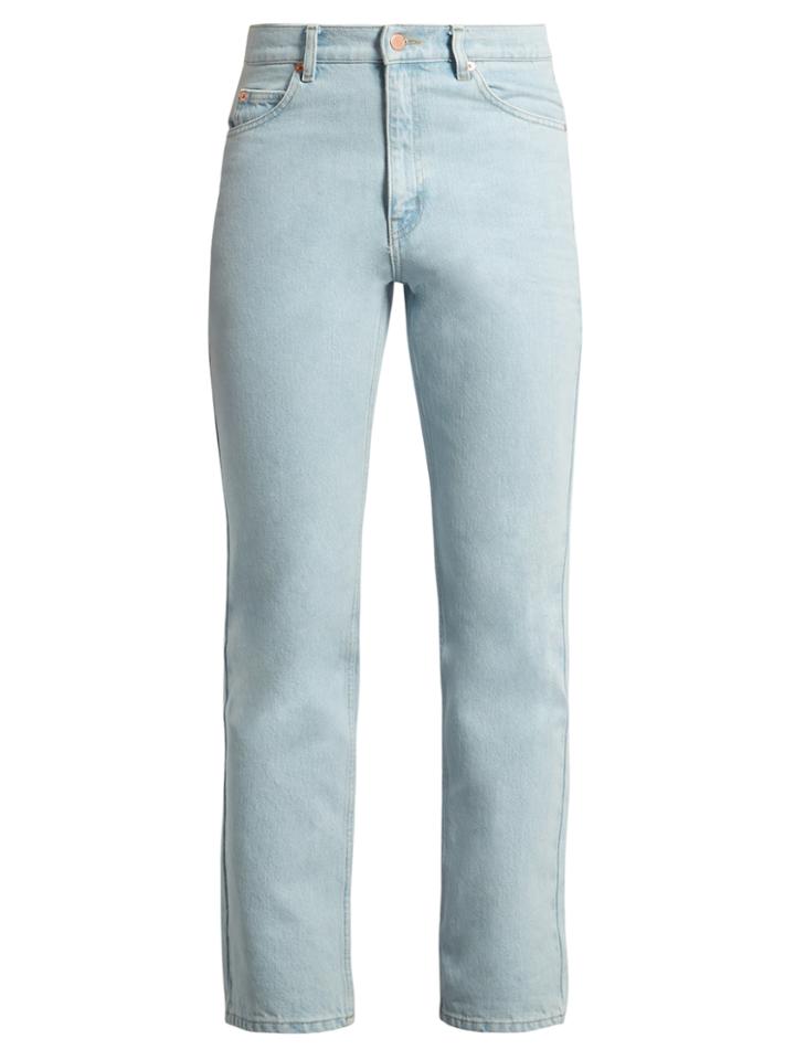 Martine Rose High-rise Slim-leg Jeans