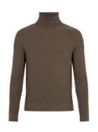 Boglioli Elbow-patch Roll-neck Wool Sweater