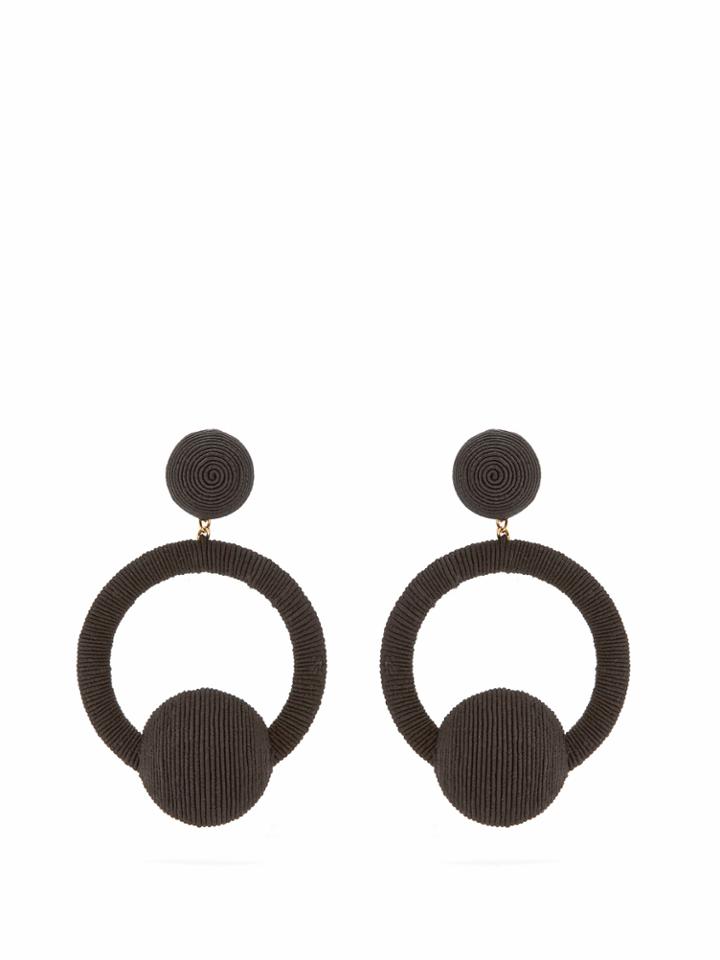 Rebecca De Ravenel Christy Hoop-drop Earrings