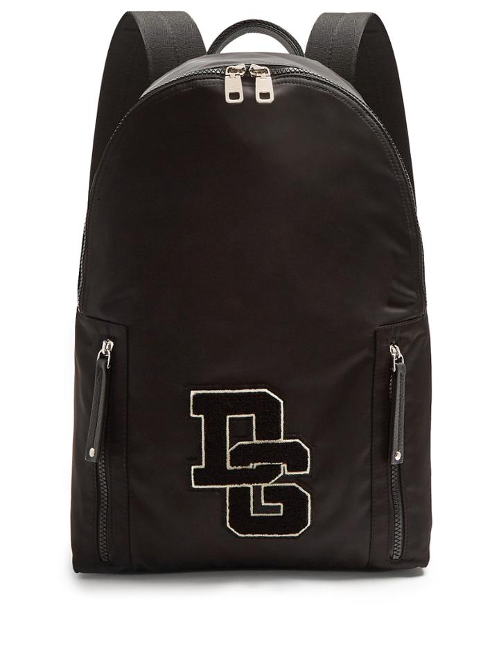 Dolce & Gabbana Logo-applique Zip-around Backpack
