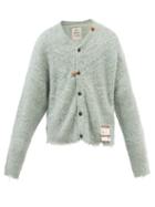 Mihara Yasuhiro - Brushed Knitted Cardigan - Mens - Green