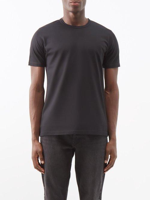 Gabriela Hearst - Bandeira Cotton-jersey T-shirt - Mens - Black
