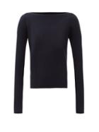 Matchesfashion.com Max Mara Leisure - Ciro Sweater - Womens - Dark Navy