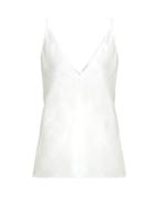 Matchesfashion.com Gabriela Hearst - Maria V Neck Linen Blend Camisole - Womens - Ivory