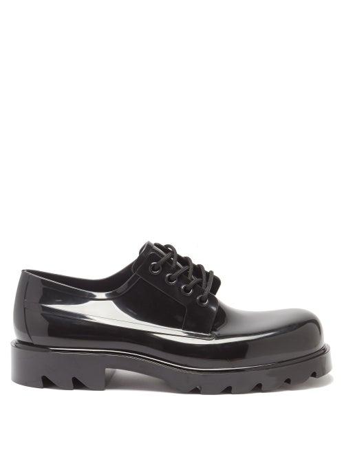 Bottega Veneta - Rubber Derby Shoes - Mens - Black