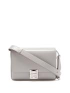 Givenchy - 4g Medium Leather Cross-body Bag - Womens - Grey