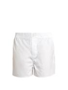 Matchesfashion.com Hamilton And Hare - Cotton Boxer Shorts - Mens - White