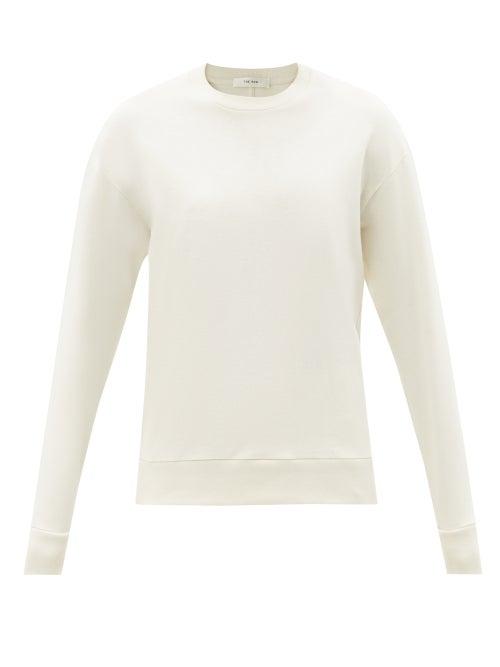 The Row - Gideon Long-sleeved Cotton-jersey T-shirt - Womens - White