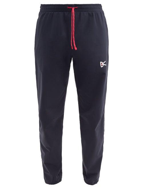Matchesfashion.com District Vision - Zanzie Logo-print Drawstring-waist Track Pants - Mens - Black