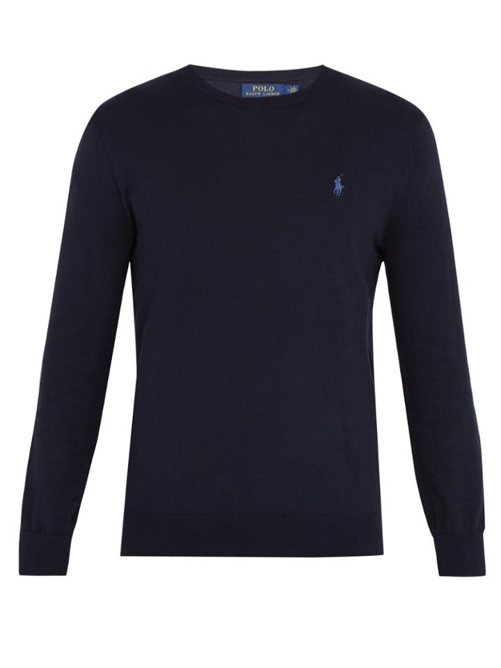 Polo Ralph Lauren Crew-neck Pima-cotton Sweater