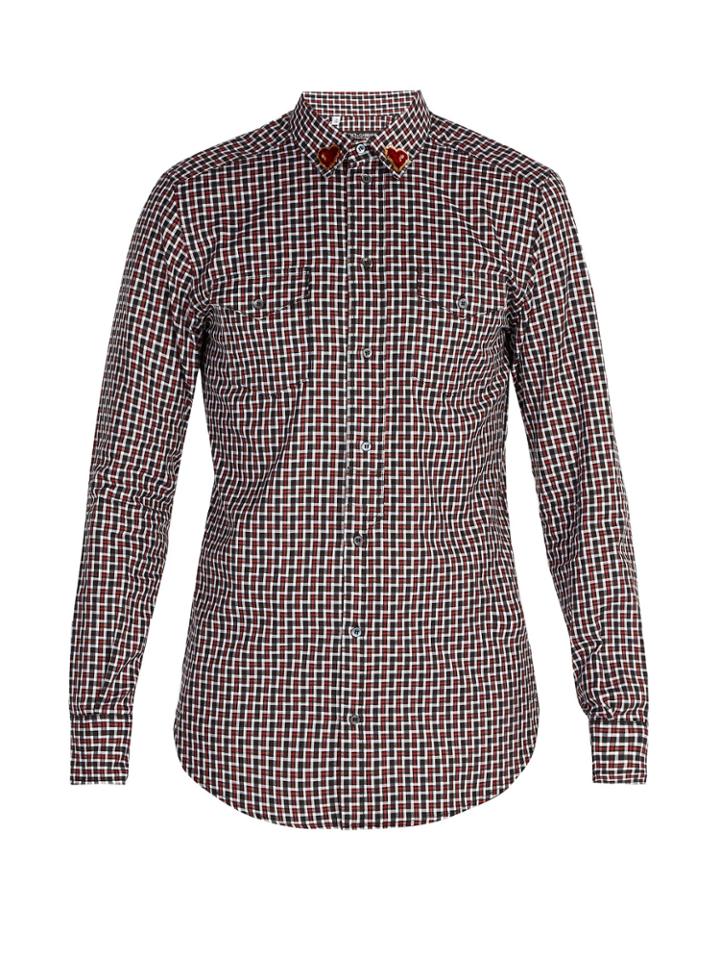 Dolce & Gabbana Heart-patch Cotton Shirt