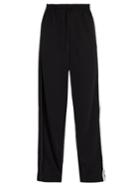 Y-3 Wide-leg Cotton-blend Track Pants