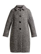 Matchesfashion.com S Max Mara - Mana Coat - Womens - Black White