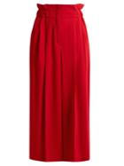 Sonia Rykiel Paperbag-waist Wide-leg Crepe Culottes
