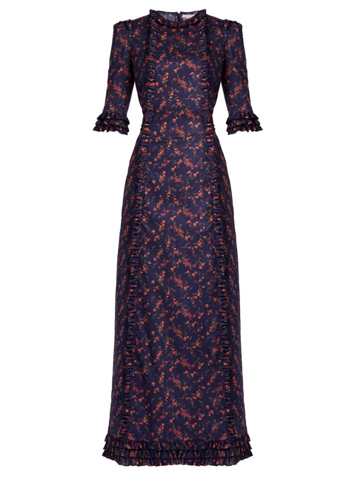 The Vampire's Wife Cate Floral-print Cotton Dress