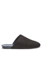 Matchesfashion.com Inabo - Slider Suede And Leather Slippers - Mens - Black