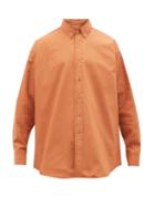 Matchesfashion.com Sies Marjan - Anderson Cotton-blend Canvas Shirt - Mens - Orange