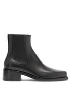 Matchesfashion.com Givenchy - Austin Square-toe Leather Chelsea Boots - Mens - Black