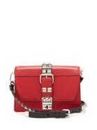 Matchesfashion.com Prada - Elektra Leather Cross Body Bag - Womens - Red