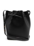Mansur Gavriel Bucket Blue-lined Leather Bag