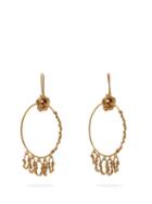 Matchesfashion.com Orit Elhanati - Monika Gold Plated Hoop Earrings - Womens - Gold