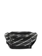 Matchesfashion.com Balenciaga - Explorer Printed Leather Belt Bag - Womens - Black Grey