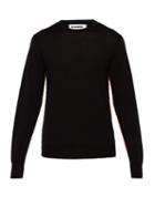 Matchesfashion.com Jil Sander - Loop Stitched Wool Blend Sweater - Mens - Black