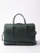 The Row - Iowa Leather Holdall - Womens - Dark Green