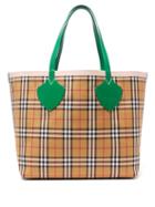 Matchesfashion.com Burberry - The Giant Medium Reversible Cotton Tote Bag - Womens - Brown Multi