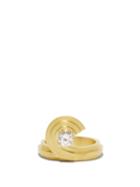 Ladies Fine Jewellery Azlee - Ocean Sea I Diamond & 18kt Gold Ring - Womens - Yellow Gold