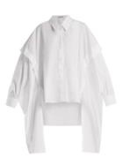 Matchesfashion.com Palmer//harding - Point Collar Cotton Poplin Shirt - Womens - White