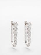 Melissa Kaye - Aria Diamond & 18kt White-gold Earrings - Womens - Gold Multi