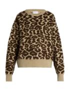 Raey Leopard-jacquard Mohair-blend Sweater