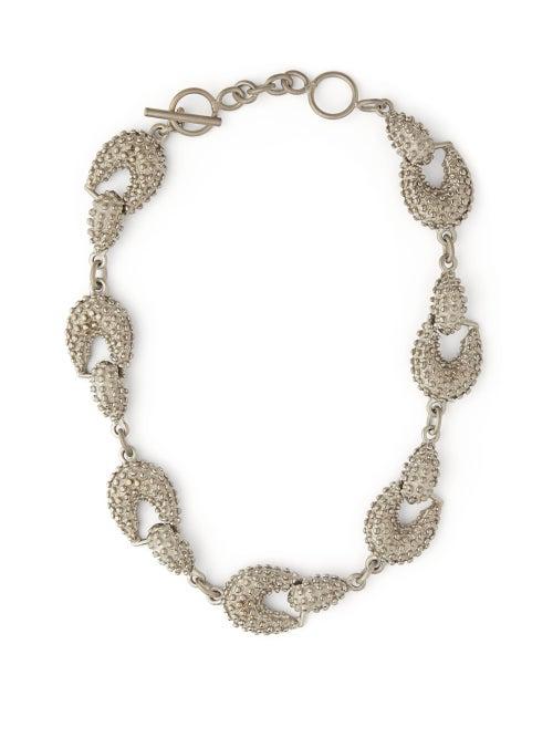 Matchesfashion.com Jil Sander - Bubbled Chain Link Necklace - Womens - Silver