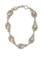 Matchesfashion.com Jil Sander - Bubbled Chain Link Necklace - Womens - Silver