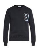 Ami Chest-appliqu Cotton-jersey Sweatshirt