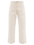 Chimala - Painter Patch-pocket Cotton-canvas Trousers - Womens - Light Pink