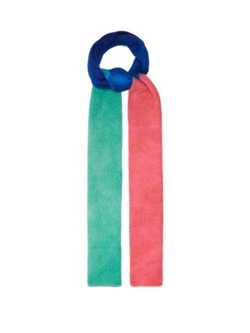 Ladies Accessories The Elder Statesman - Tie-dye Cashmere Scarf - Womens - Blue Multi